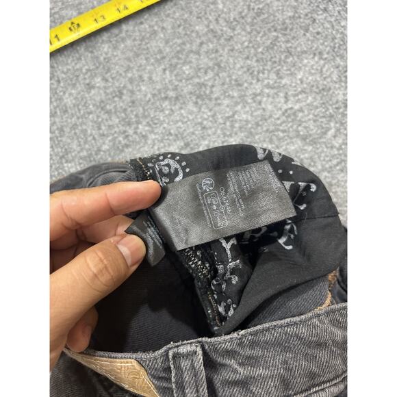 We The Free Tinsley Baggy High Rise Straight Leg Jean 24 90s Grunge Washed Black - Picture 7 of 15